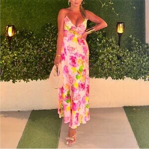 Bardot Malinda Slip Dress in Water Floral